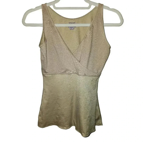 Spanx Simplicity Shapeware Wrap V-Neck Tank Top Women's M - Picture 1 of 3